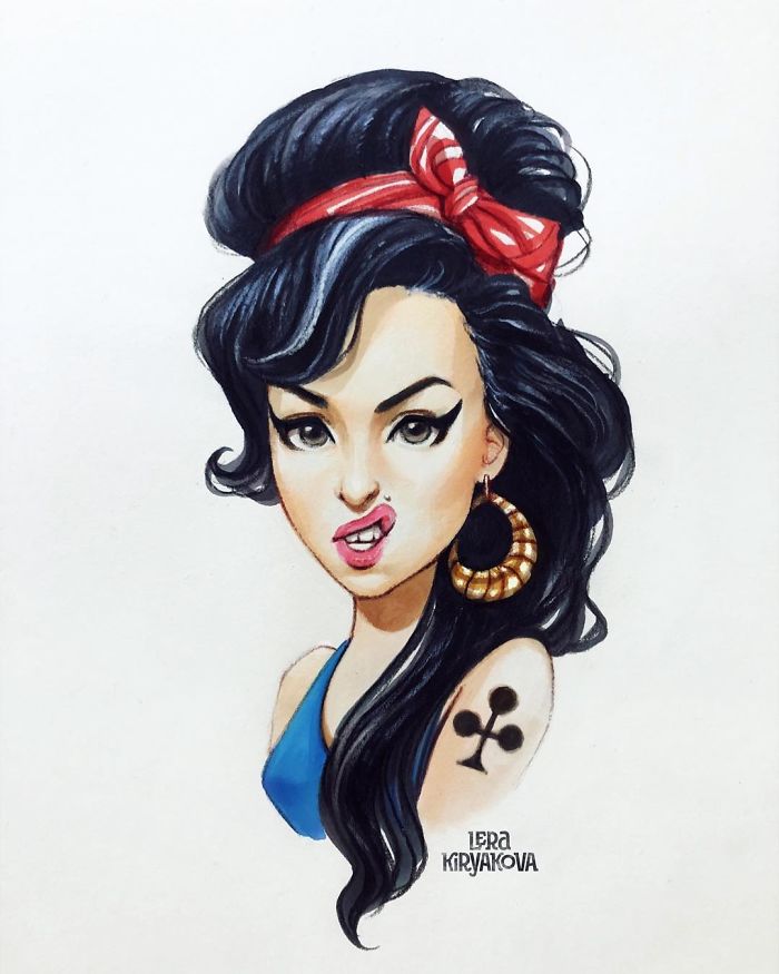 Russian Artist Draws Adorable Cartoon Versions Of Famous People (30 New Pics) Russian Artist Draws Adorable Cartoon Versions Of Famous People (30 New Pics)