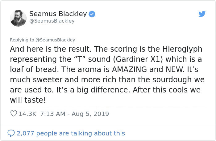 Scientist Bakes Bread From 4,500-Year-Old Yeast, Says The Flavor Is Incredible Scientist Bakes Bread From 4,500-Year-Old Yeast, Says The Flavor Is Incredible