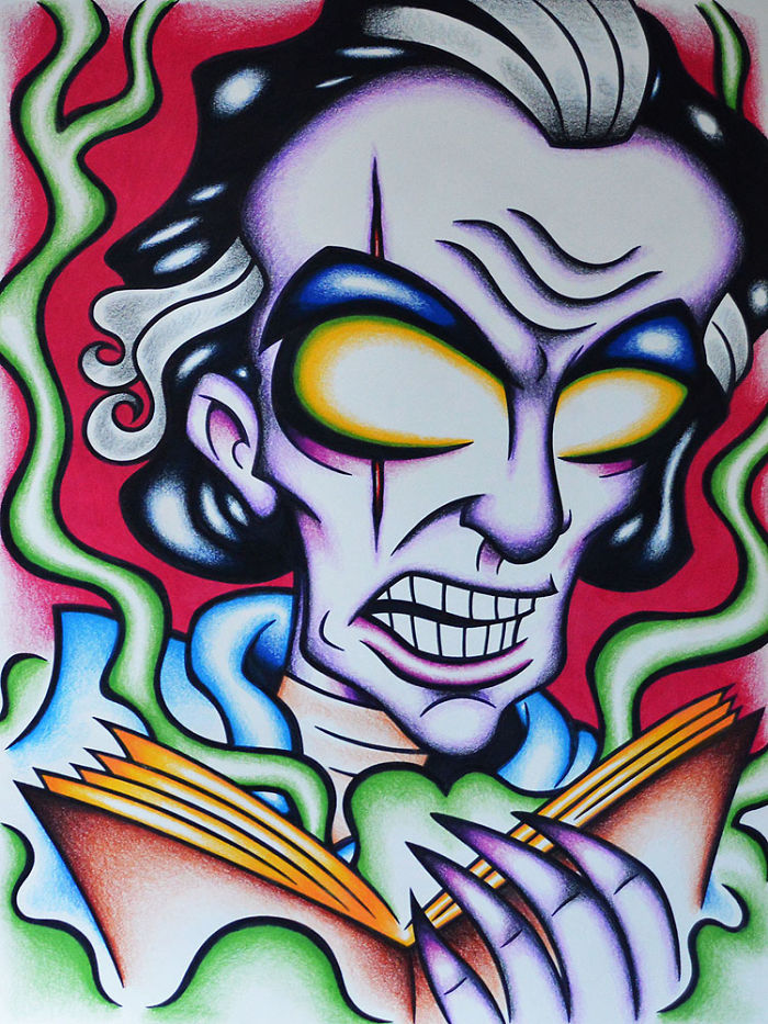 The Cult Of Pizza: My Drawing Series Of Pizza Delivery Drivers Who Battle Supernatural Creatures (10 Pics)