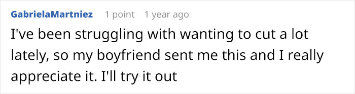 Girl Shares Therapist’s Advice To Draw On Her Body Instead Of Cutting Girl Shares Therapist’s Advice To Draw On Her Body Instead Of Cutting