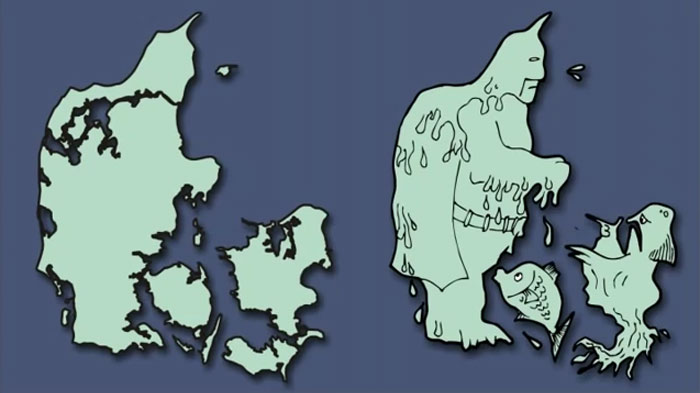 Guy Re-Draws The Map Of Europe By Imagining What Countries Look Like (30 Pics)