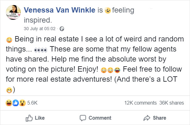 Real Estate Agent Posts 25 Of The Worst Home Design Finds By Her Fellow Agents