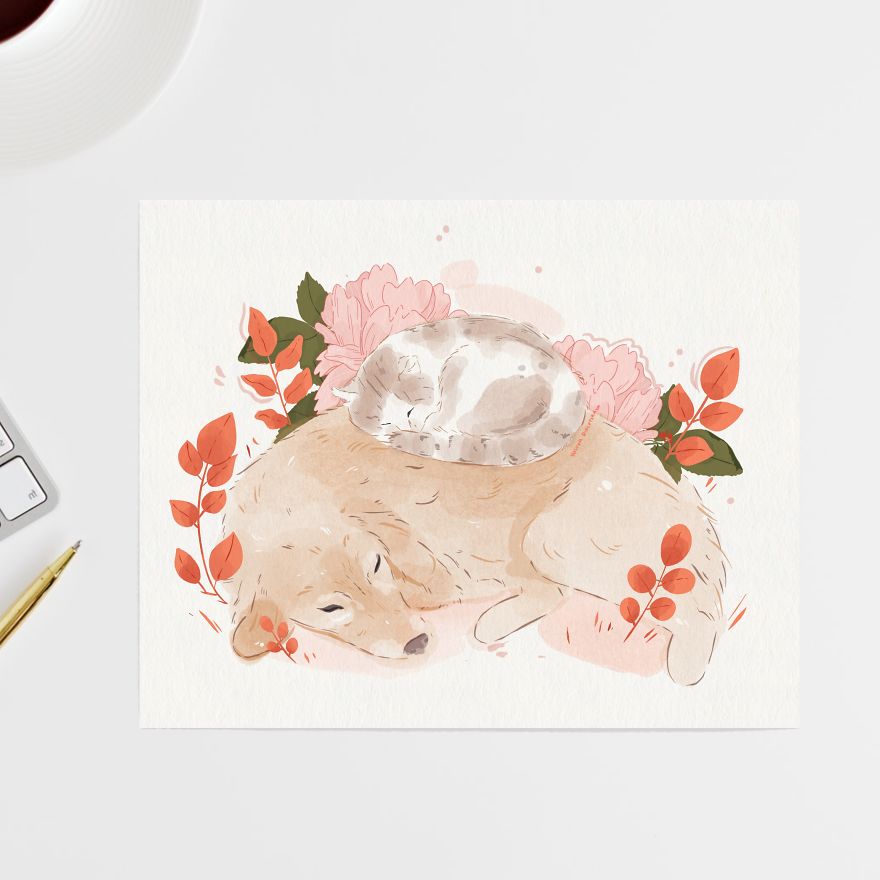 24 Animal And Other Illustrations That Look Like Watercolors That I Drew With An iPad (New Pics) 24 Animal And Other Illustrations That Look Like Watercolors That I Drew With An iPad (New Pics)