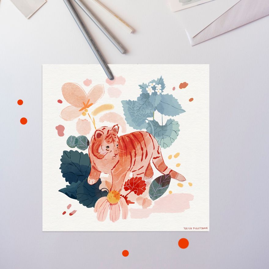 24 Animal And Other Illustrations That Look Like Watercolors That I Drew With An iPad (New Pics) 24 Animal And Other Illustrations That Look Like Watercolors That I Drew With An iPad (New Pics)