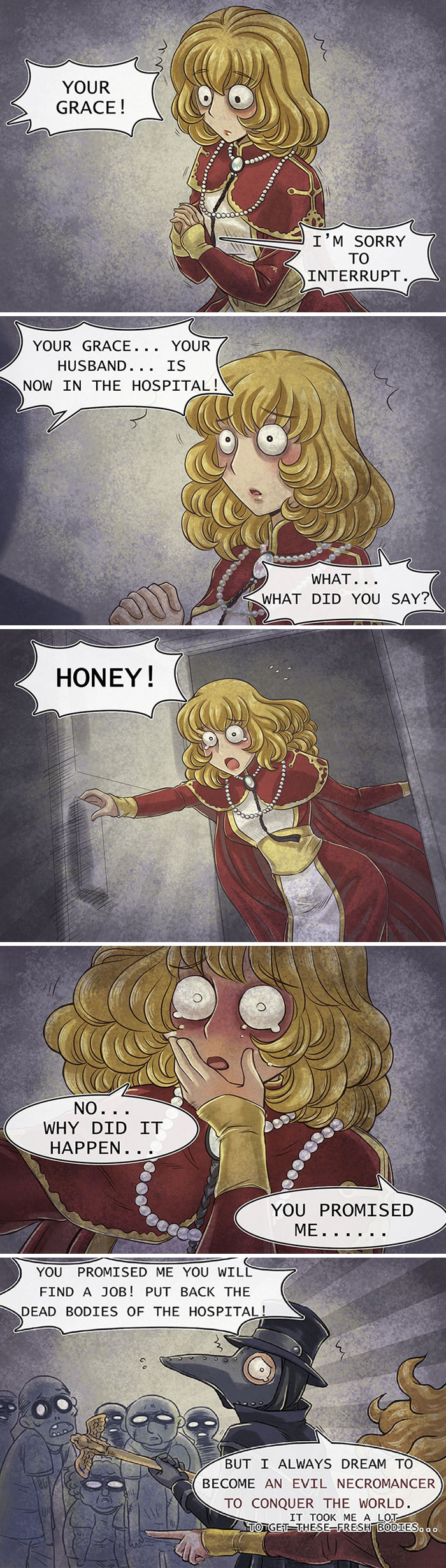 Guy Creates Horror Comics With Unexpected Endings (18 Pics) Guy Creates Horror Comics With Unexpected Endings (18 Pics)