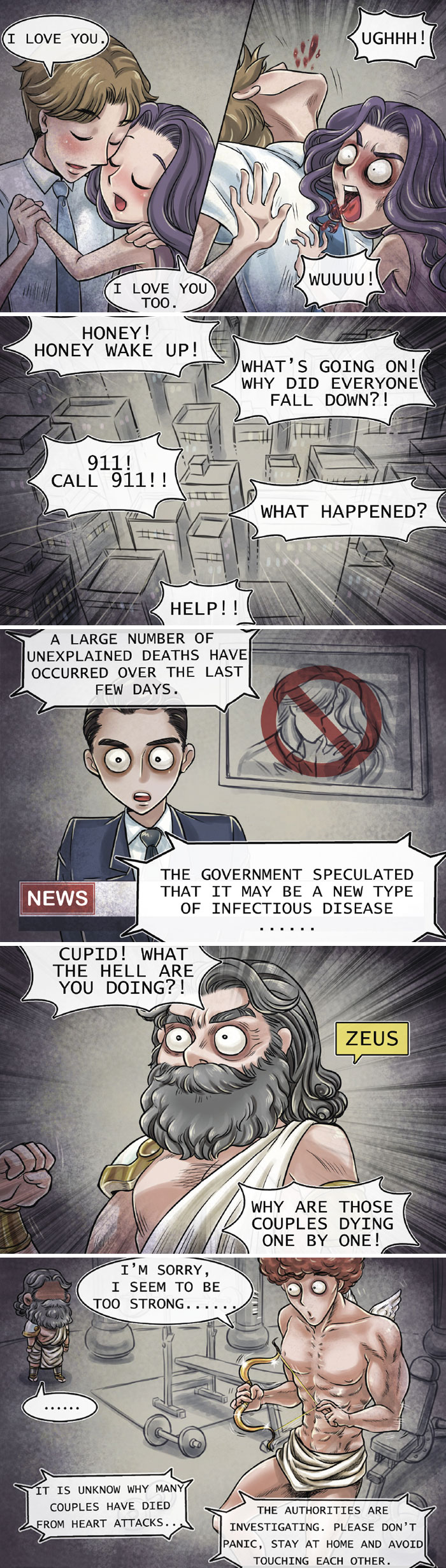 Guy Creates Horror Comics With Unexpected Endings (18 Pics) Guy Creates Horror Comics With Unexpected Endings (18 Pics)