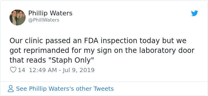 Someone Found Out Their Family Physician Has A Hilarious Twitter Account (6 Pics) Someone Found Out Their Family Physician Has A Hilarious Twitter Account (6 Pics)