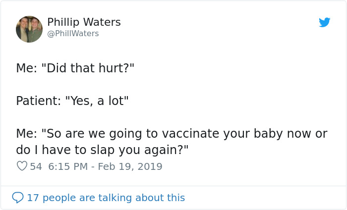 Someone Found Out Their Family Physician Has A Hilarious Twitter Account (6 Pics) Someone Found Out Their Family Physician Has A Hilarious Twitter Account (6 Pics)