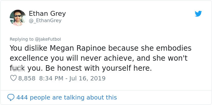 Guy Attacks Megan Rapinoe Online, People Defend Her With 21 Responses Guy Attacks Megan Rapinoe Online, People Defend Her With 21 Responses