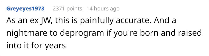 Person Asks Why People Don&#8217;t Like Their &#8216;Word Of God&#8217;, Gets To Learn They&#8217;re Being Brainwashed