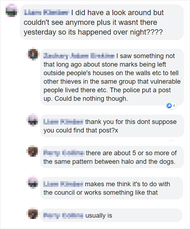 Neighbors Get Nervous Seeing Mysterious Symbols Appearing, Inform The Police, Turns Out It’s A Butt Neighbors Get Nervous Seeing Mysterious Symbols Appearing, Inform The Police, Turns Out It’s A Butt