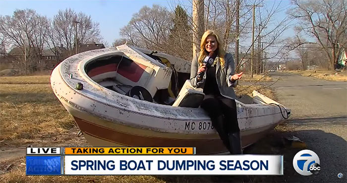 This Badass Journalist Is Solving Detroit’s Abandoned Boats Problem By Bringing Them Back To the Owners In A Captain’s Hat This Badass Journalist Is Solving Detroit’s Abandoned Boats Problem By Bringing Them Back To the Owners In A Captain’s Hat