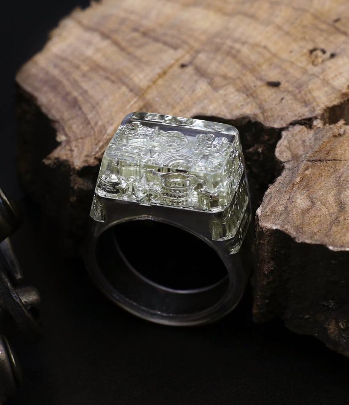 Our Architecture Rings Are So Detailed They Have Miniature Versions Of City Skylines Inside Of Them