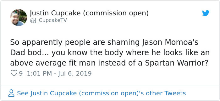 Jason Momoa Body-Shamed Over His ‘Dad Bod’ Jason Momoa Body-Shamed Over His ‘Dad Bod’