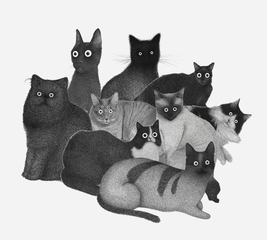 I Asked My Nieces To Decide What Animals I Should Draw And It Marked The Beginning Of My Style