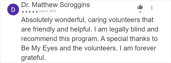 People Share Their Experiences With An App That Allows You To Help A Blind Person By ‘Seeing’ For Them People Share Their Experiences With An App That Allows You To Help A Blind Person By ‘Seeing’ For Them