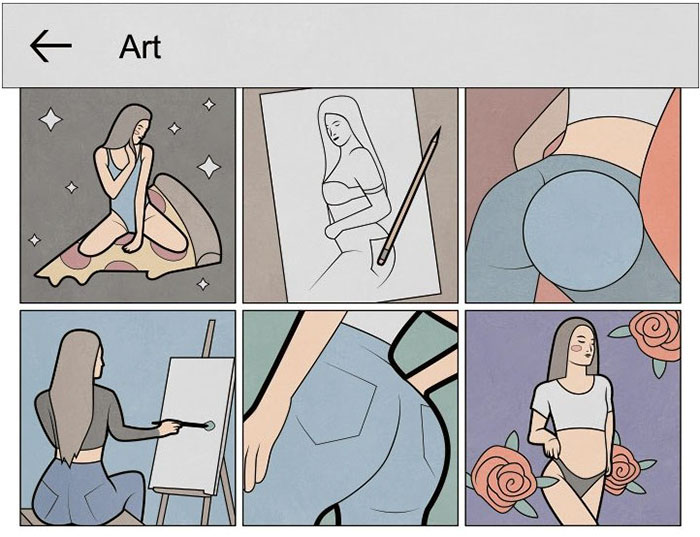 Russian Artist Sums Up What Instagram Is All About (6 Pics) Russian Artist Sums Up What Instagram Is All About (6 Pics)