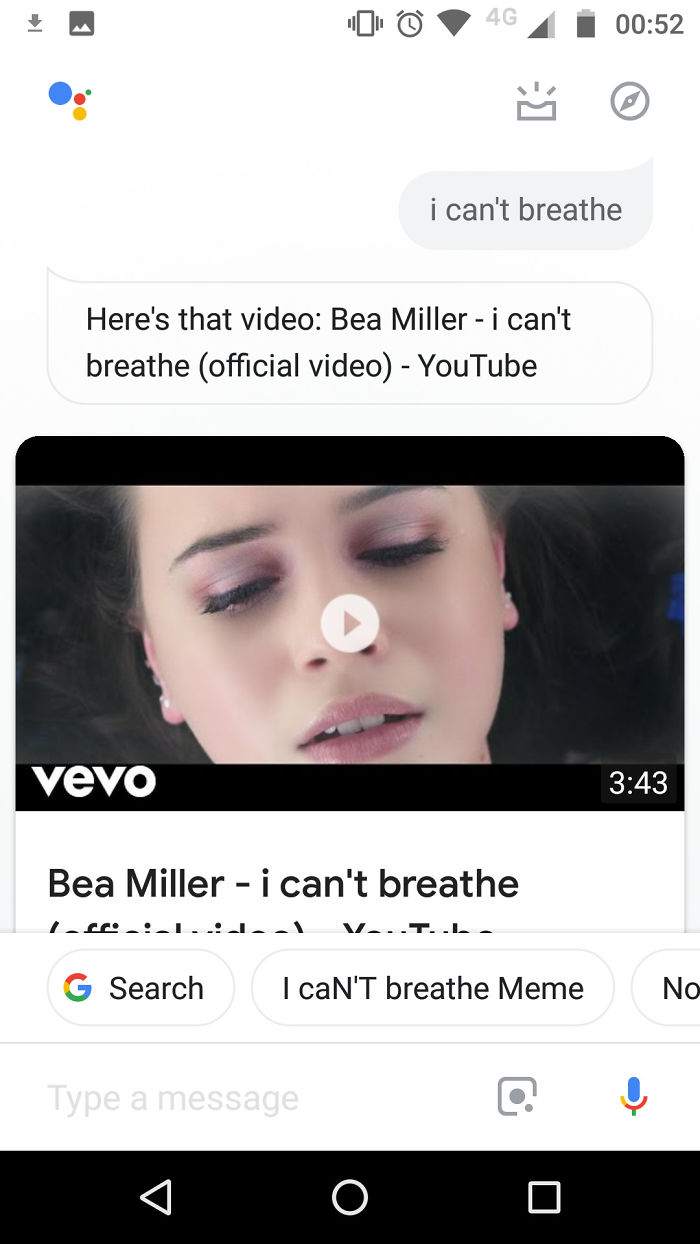 People Say “I Can’t Breathe” To Siri And Google Assistant And Screenshot The Responses (20 Pics) People Say “I Can’t Breathe” To Siri And Google Assistant And Screenshot The Responses (20 Pics)