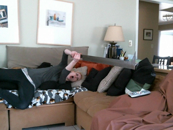 Woman Buys An Uruk-Hai Sword, Shows The World How Helpful It is In Daily Life (17 Pics) Woman Buys An Uruk-Hai Sword, Shows The World How Helpful It is In Daily Life (17 Pics)