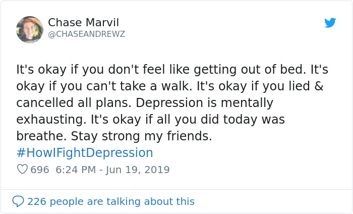 Here Are The 30 Best Responses To #HowIFightDepression Here Are The 30 Best Responses To #HowIFightDepression