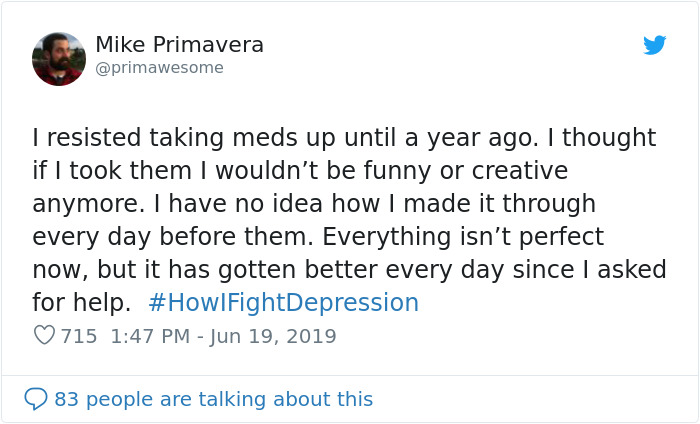 Here Are The 30 Best Responses To #HowIFightDepression Here Are The 30 Best Responses To #HowIFightDepression