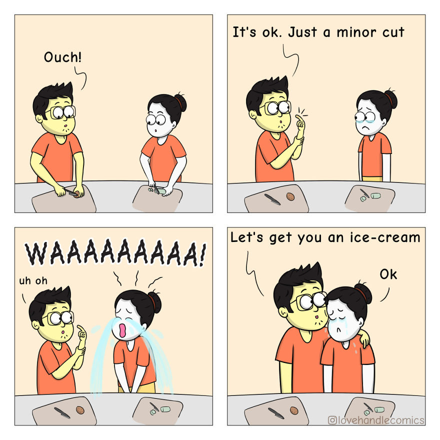 My Wife Is Very Different From Me, Yet We’re In Love, So I Illustrated Our Life In 30 Comics My Wife Is Very Different From Me, Yet We’re In Love, So I Illustrated Our Life In 30 Comics