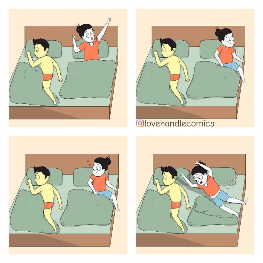 My Wife Is Very Different From Me, Yet We’re In Love, So I Illustrated Our Life In 30 Comics My Wife Is Very Different From Me, Yet We’re In Love, So I Illustrated Our Life In 30 Comics