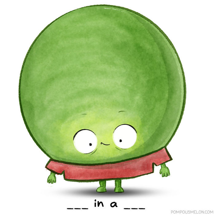 We Illustrated 15 Fruits And Veggies In Clothing That Rhyme. Can You Guess Them? We Illustrated 15 Fruits And Veggies In Clothing That Rhyme. Can You Guess Them?