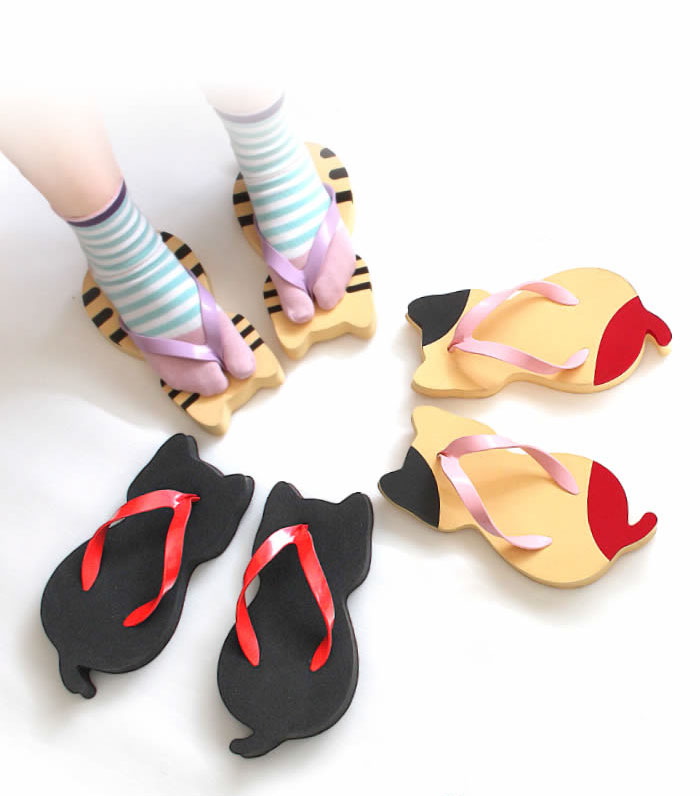 These Cat-Shaped Sandals Were Created By A Japanese Company, And They Look Adorable These Cat-Shaped Sandals Were Created By A Japanese Company, And They Look Adorable