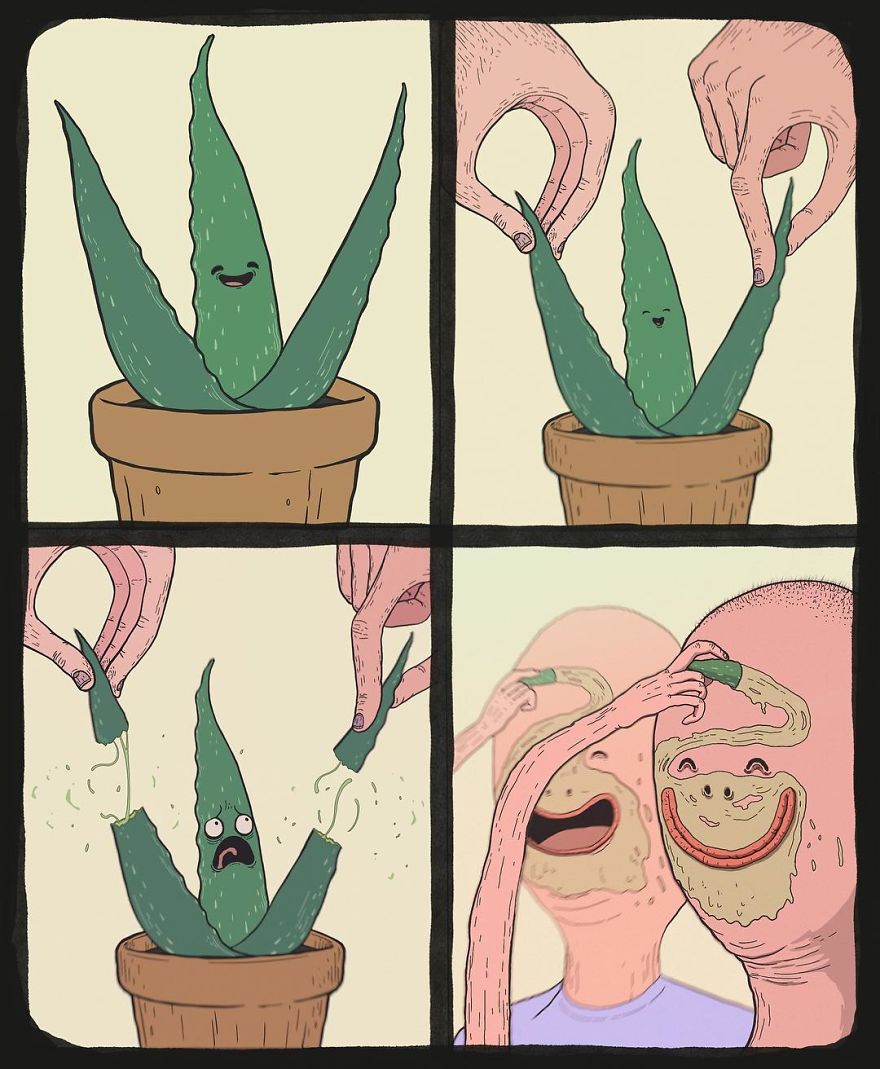 26 Scary Comics By An American Artist That Are Oddly Fascinating