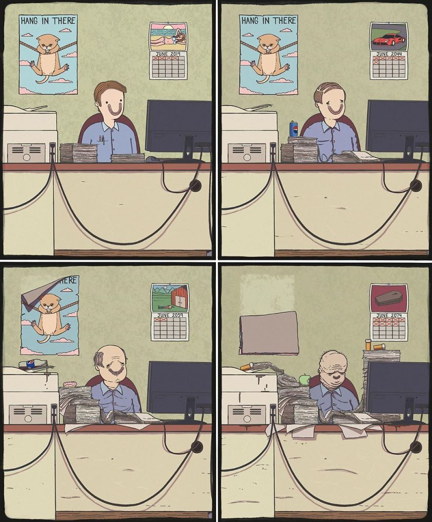 26 Scary Comics By An American Artist That Are Oddly Fascinating