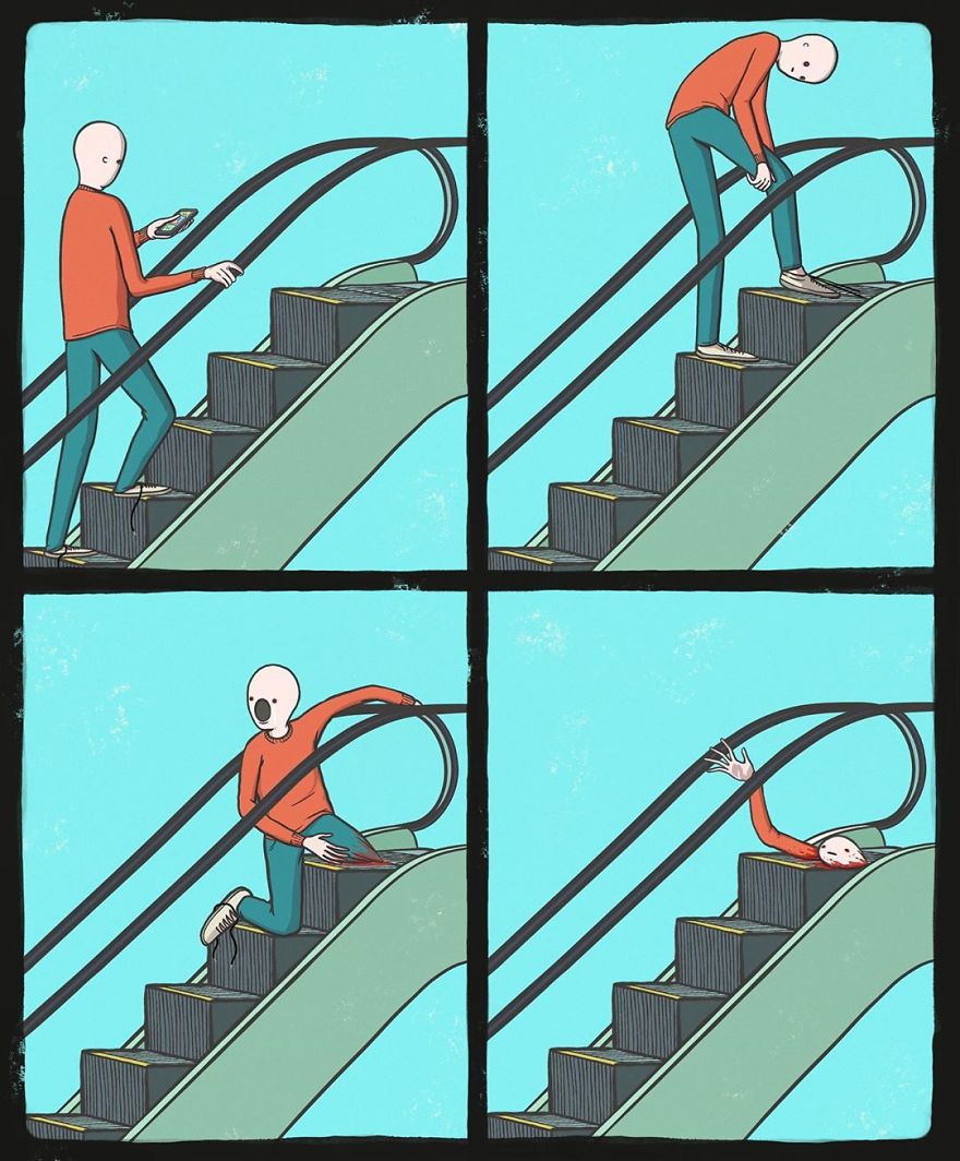 26 Scary Comics By An American Artist That Are Oddly Fascinating