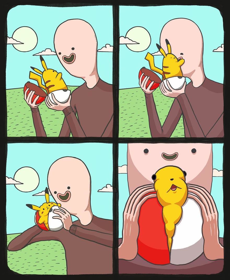 26 Scary Comics By An American Artist That Are Oddly Fascinating