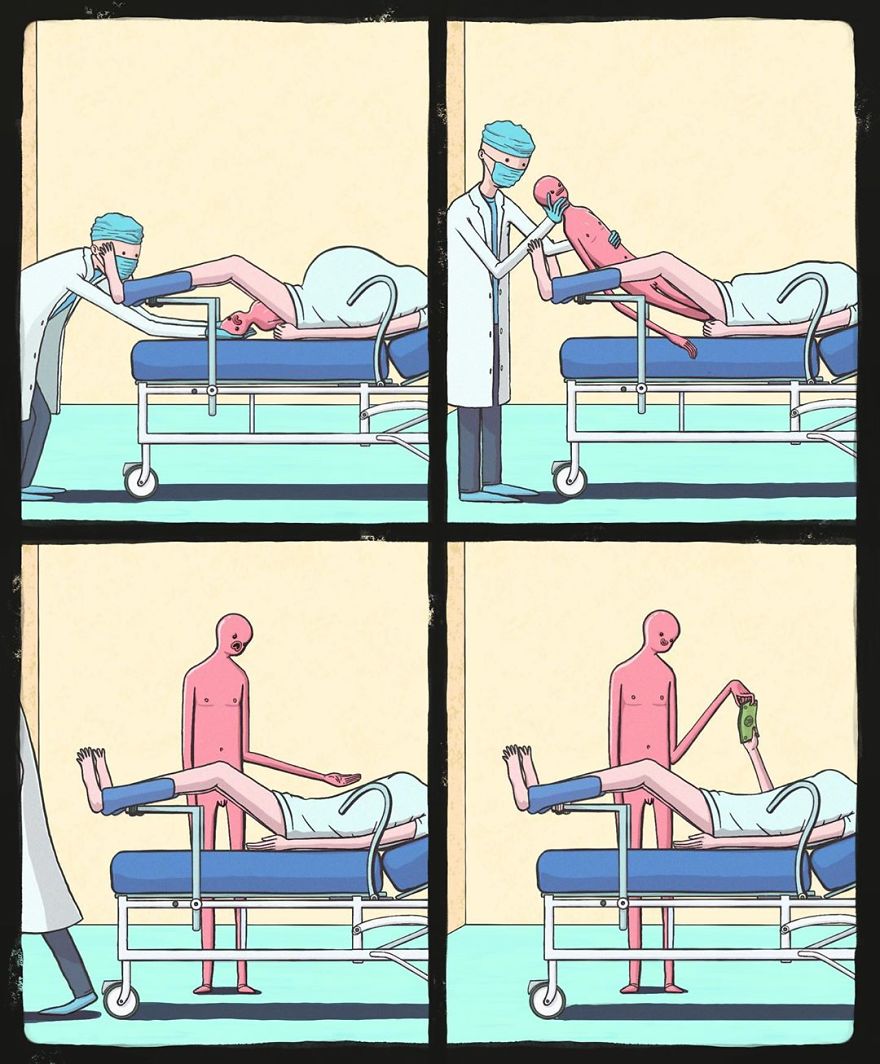 26 Scary Comics By An American Artist That Are Oddly Fascinating