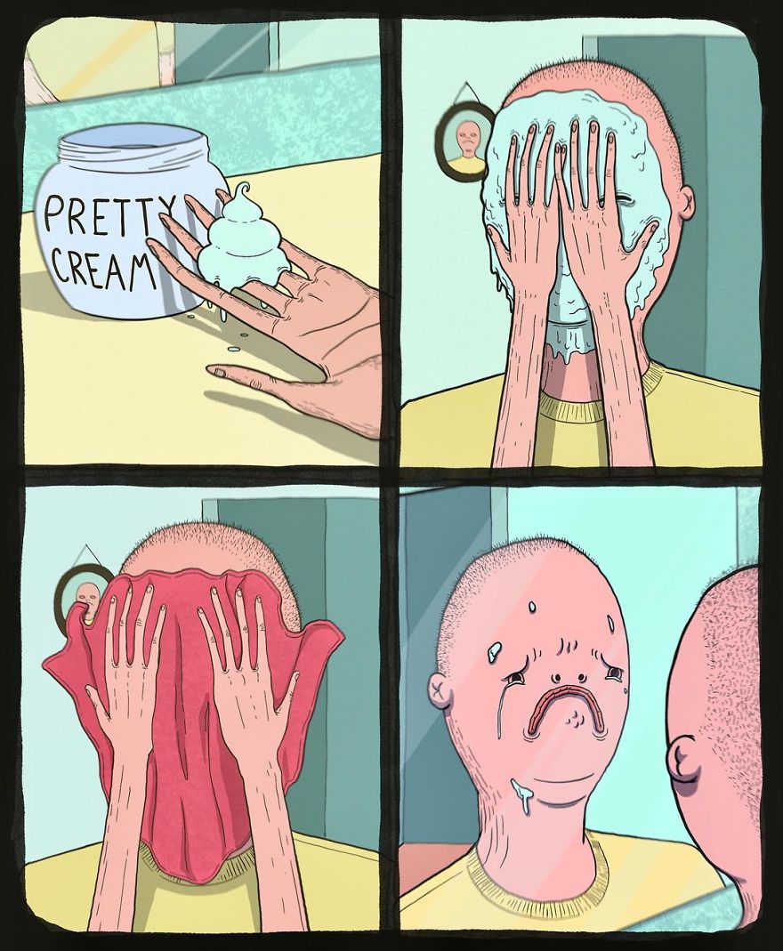 26 Scary Comics By An American Artist That Are Oddly Fascinating