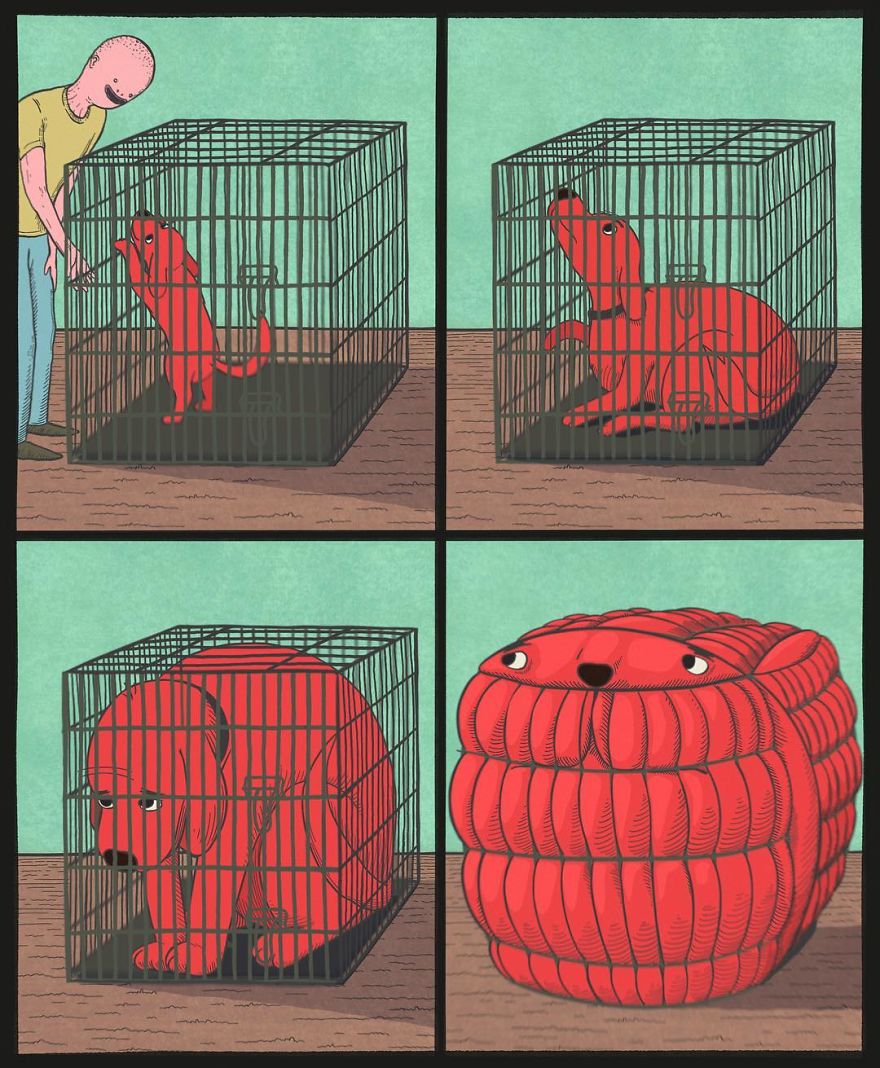 26 Scary Comics By An American Artist That Are Oddly Fascinating
