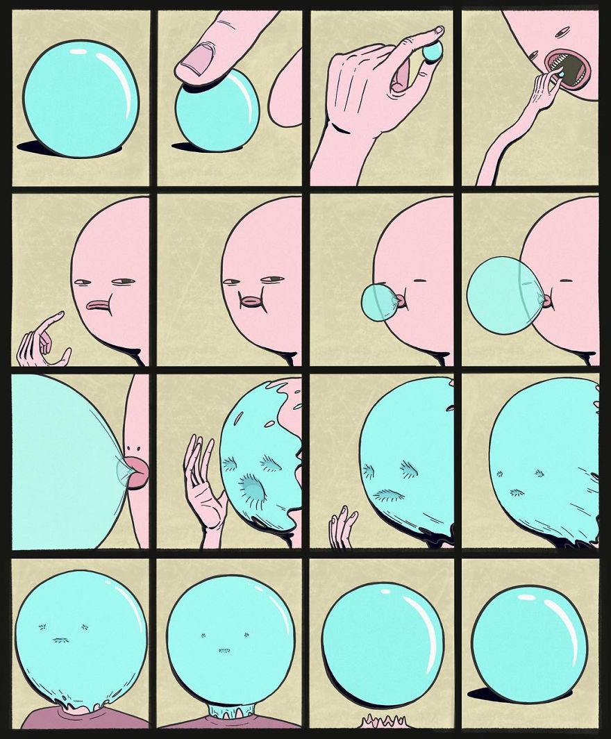 26 Scary Comics By An American Artist That Are Oddly Fascinating