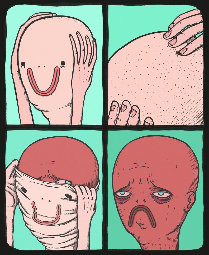 26 Scary Comics By An American Artist That Are Oddly Fascinating