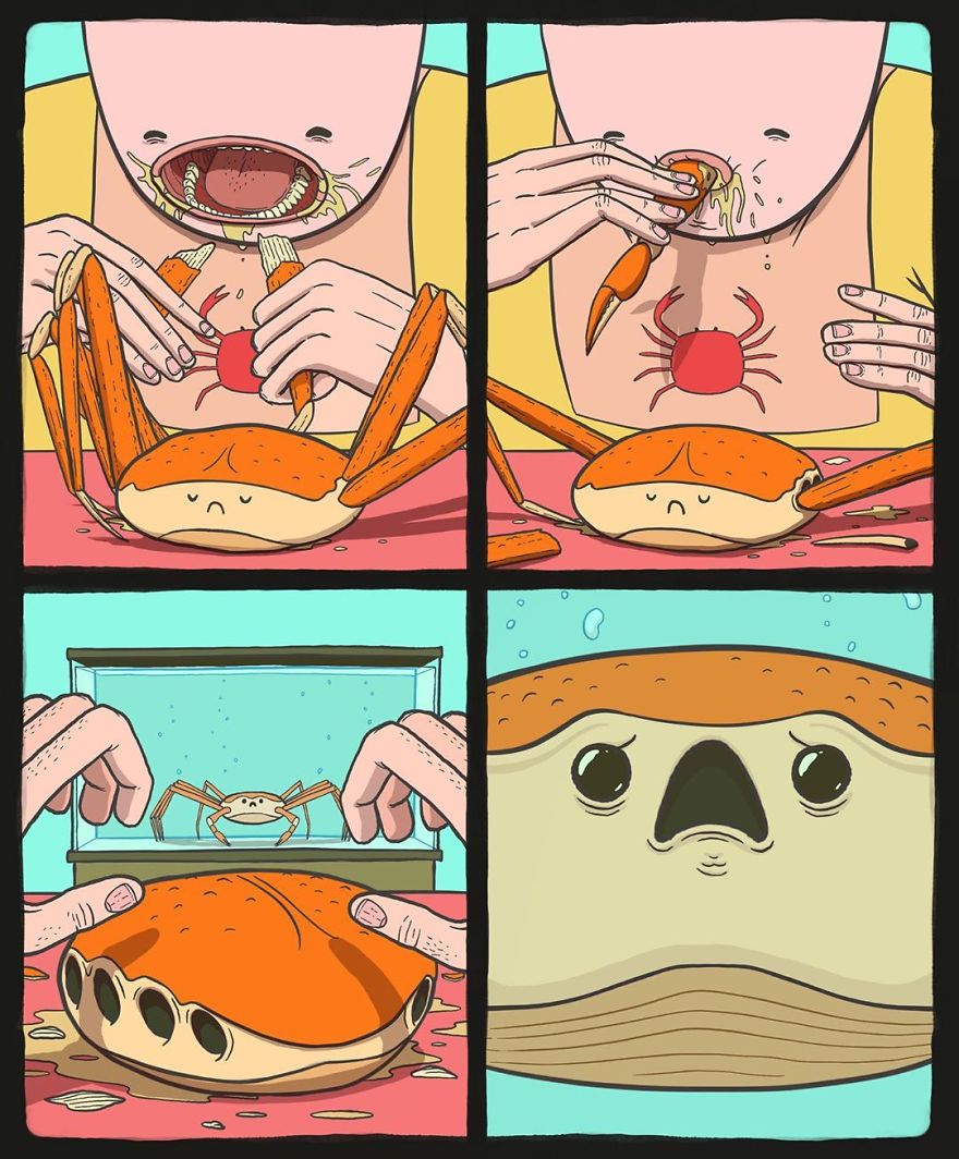 26 Scary Comics By An American Artist That Are Oddly Fascinating