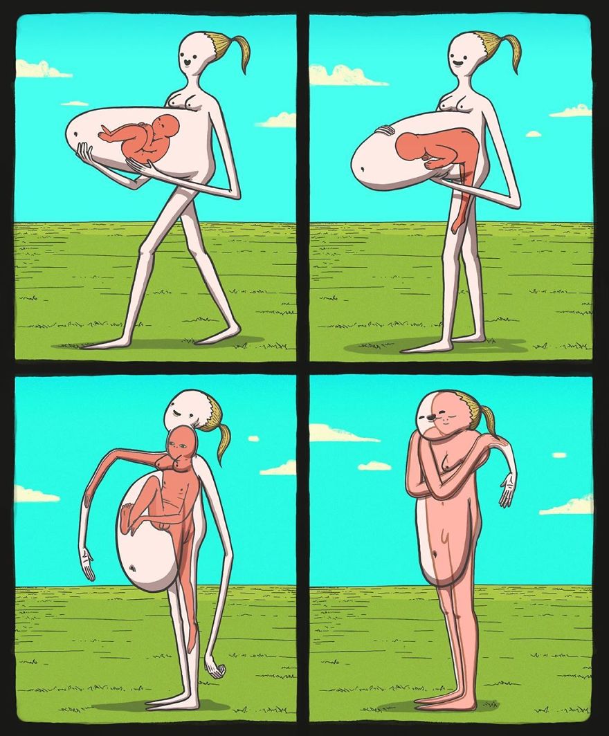 26 Scary Comics By An American Artist That Are Oddly Fascinating