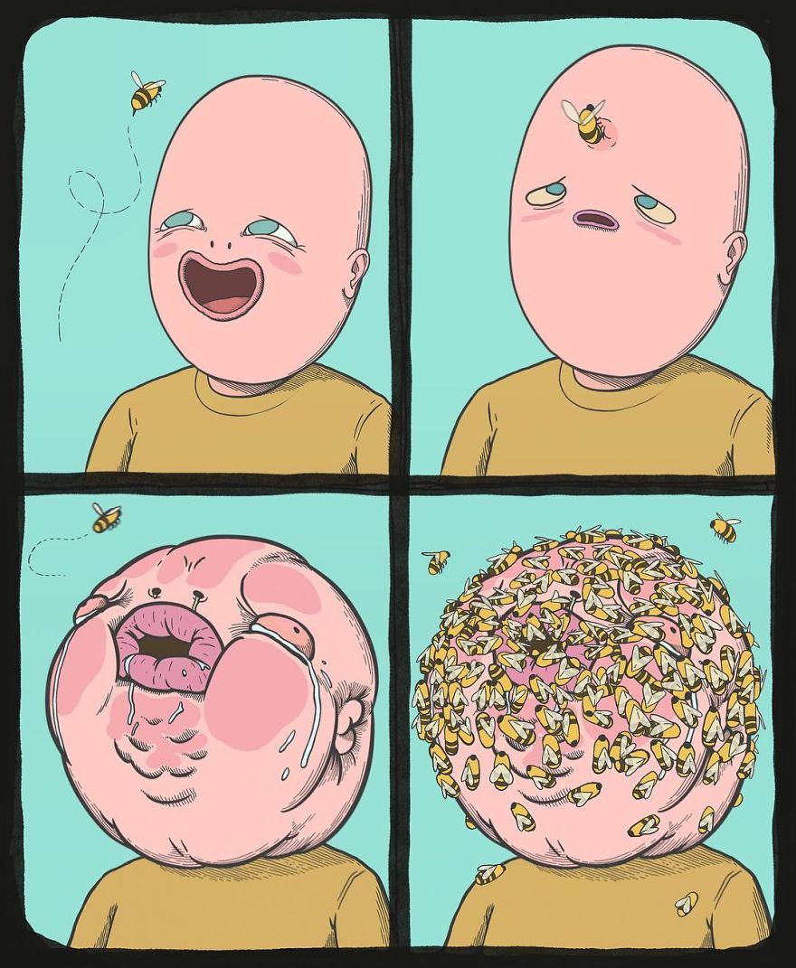26 Scary Comics By An American Artist That Are Oddly Fascinating