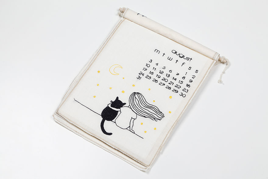 I Embroider The Days Of These Calendars To Warm Your Soul I Embroider The Days Of These Calendars To Warm Your Soul