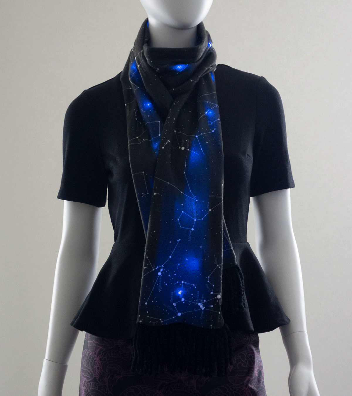 I Made This Light Up Constellation Scarf For Space Lovers I Made This Light Up Constellation Scarf For Space Lovers
