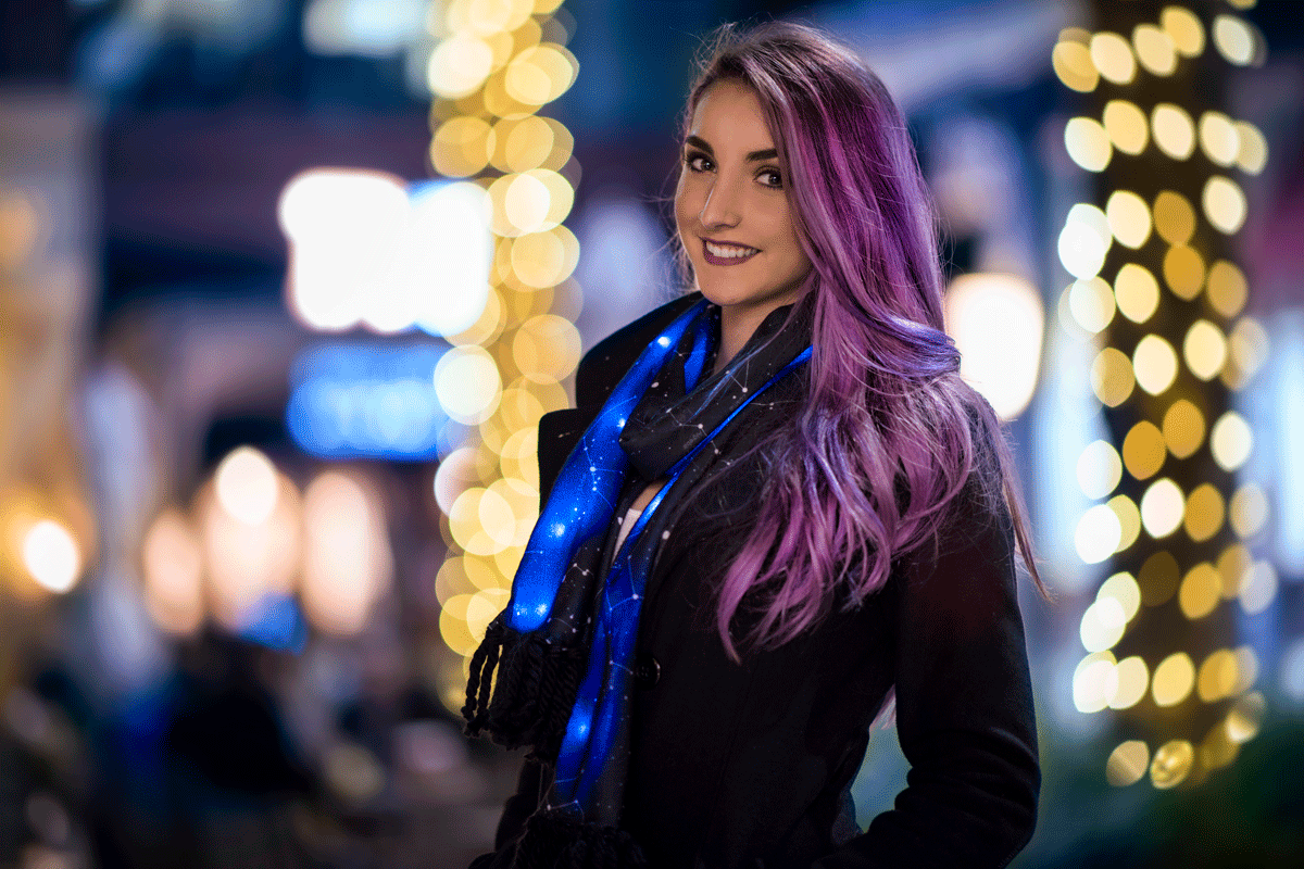 I Made This Light Up Constellation Scarf For Space Lovers I Made This Light Up Constellation Scarf For Space Lovers