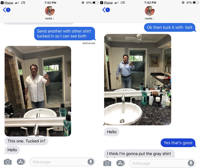 Dad Texts Daughter For Advice On His Outfit For A Date And Their Adorable Exchange Goes Viral