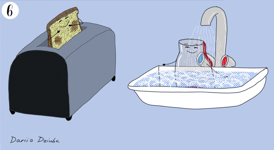 I Illustrated A Love Story Between Toast And Jam (11 Images) I Illustrated A Love Story Between Toast And Jam (11 Images)