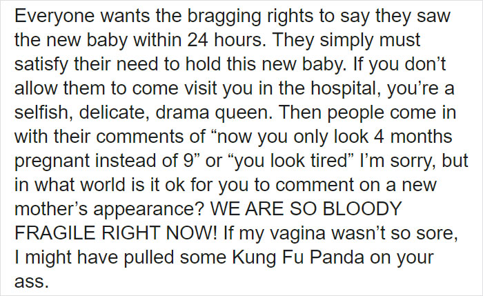 Mom&#8217;s Viral Post Shows You Shouldn&#8217;t Visit Someone Who Just Gave Birth