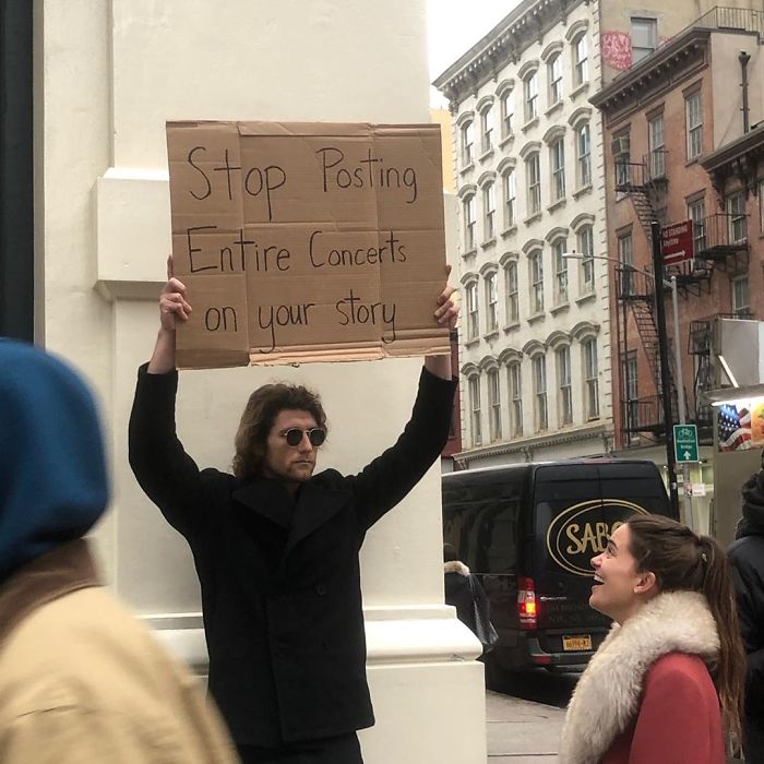 Dude Protests Annoying Everyday Things With Funny Signs (21 Pics) Dude Protests Annoying Everyday Things With Funny Signs (21 Pics)
