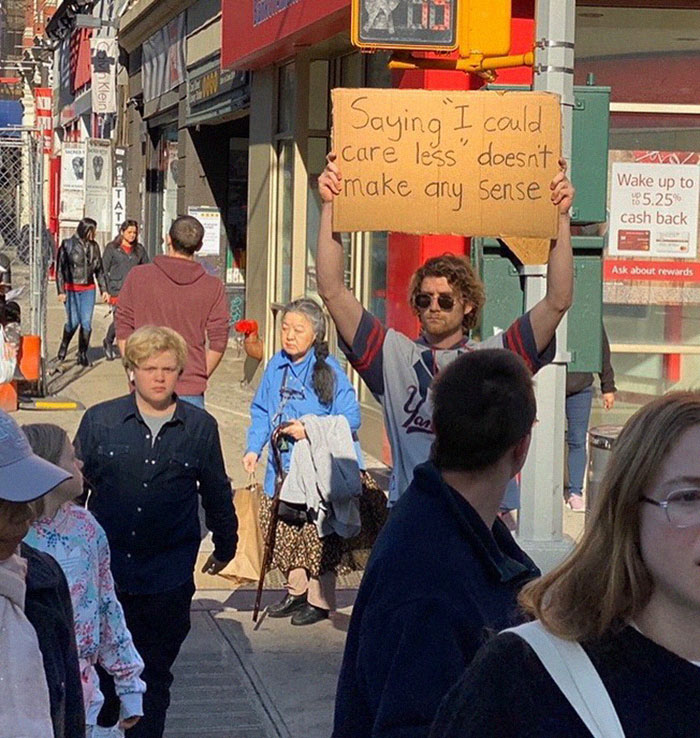 Dude Protests Annoying Everyday Things With Funny Signs (21 Pics) Dude Protests Annoying Everyday Things With Funny Signs (21 Pics)