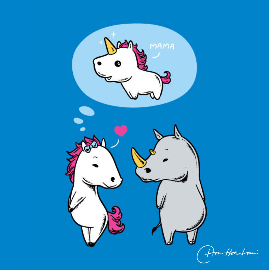 Funny And Surreal Illustrations I Created That Show The Daily Lives Of Animals And Characters (30 Pics)